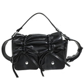 HICARRY Bow Purse Shoulder Bag Small Coquette Crossbody Bags Y2k Aesthetic Faux Leather Underarm Handbag Satchel for Women